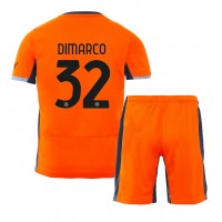 Dětský fotbalový dres Inter Milan Federico Dimarco #32 2023-24 Třetí Krátký Rukáv (+ trenýrky)